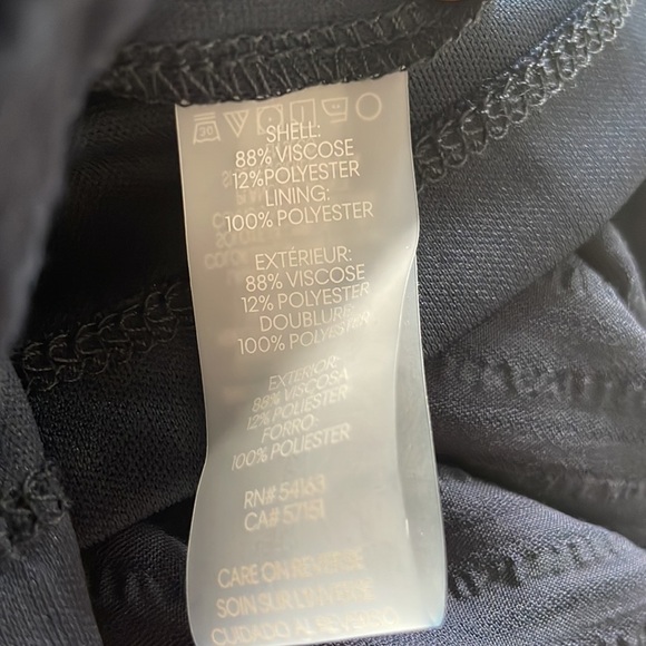 NWT Tommy Hilfiger Women Surplice Midi Wrap Dress SZ 14 Blue - Picture 14 of 14